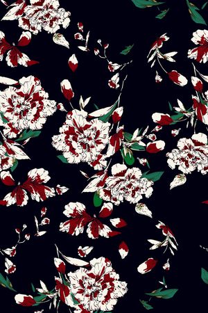 数码花型印花花型图片