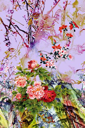 民族风印花花型图片