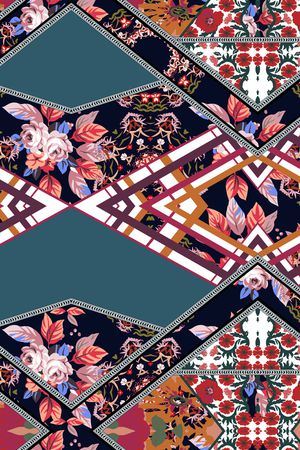 花卉印花花型图片