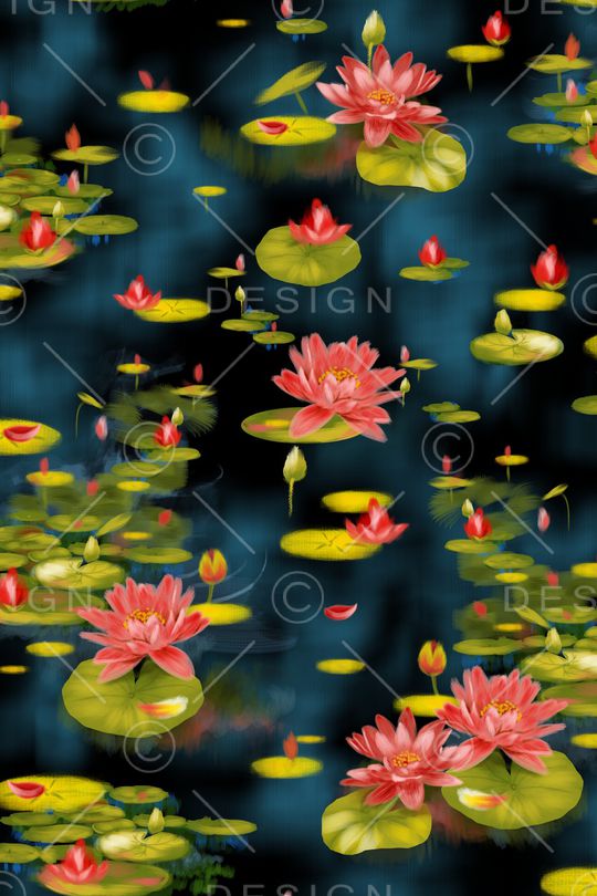 抽象印花花型图片