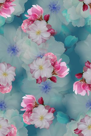 数码花型印花花型图片