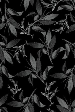手绘花卉印花花型图片