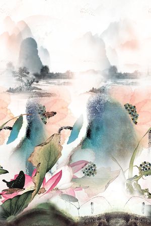 中老年印花花型图片