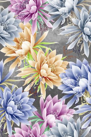 数码花型印花花型图片