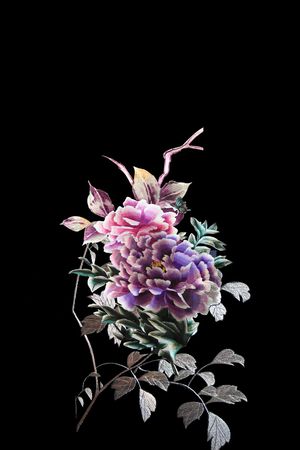 少女印花花型图片
