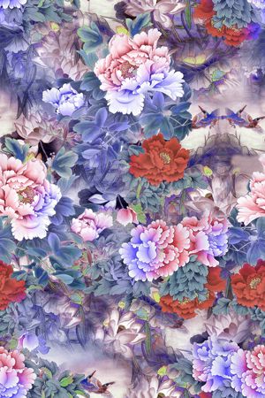 香云纱印花花型图片