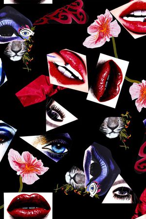 数码花型印花花型图片