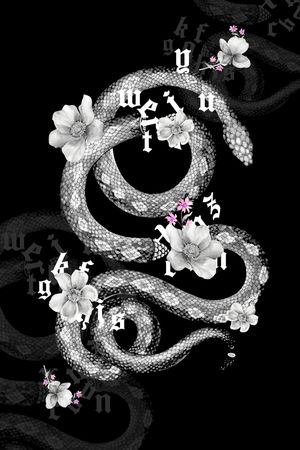 动物花卉印花花型图片