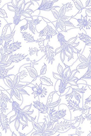 digital pen drawn印花花型图片