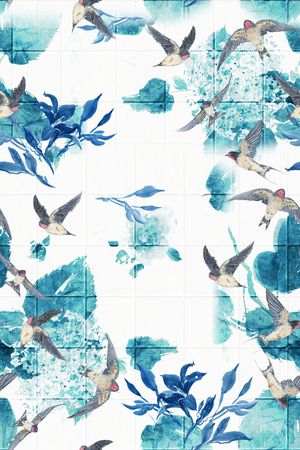 小碎花印花花型图片