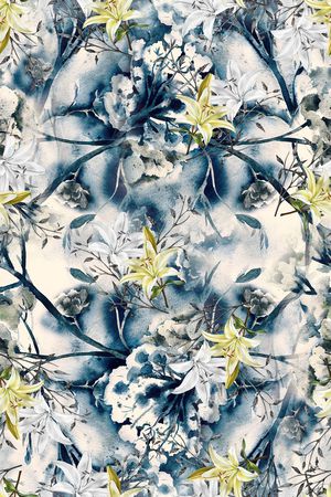 花卉印花花型图片