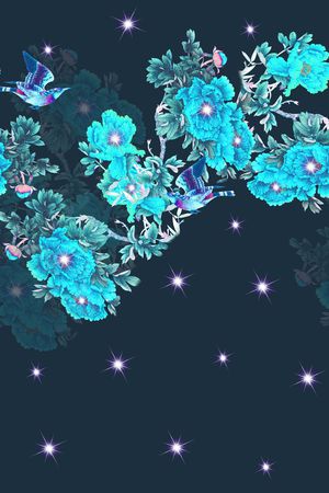 数码花型印花花型图片