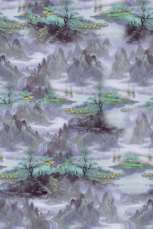 中国风印花花型图片