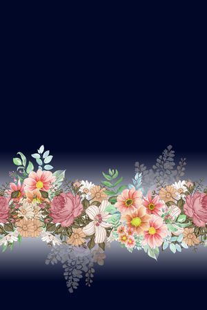定位花印花花型图片