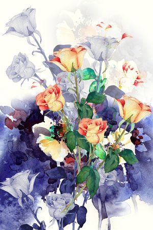 数码花型印花花型图片
