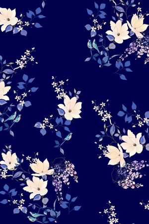 花卉印花花型图片
