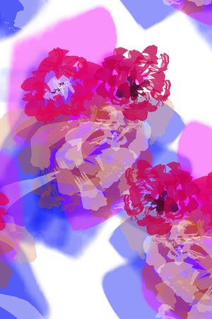 抽象印花花型图片