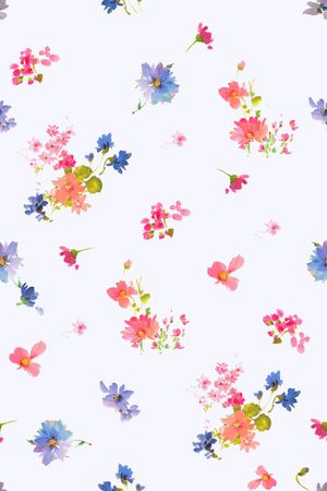 动物花卉印花花型图片
