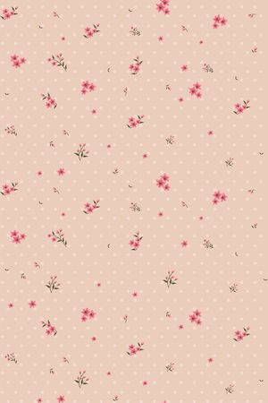 小碎花印花花型图片