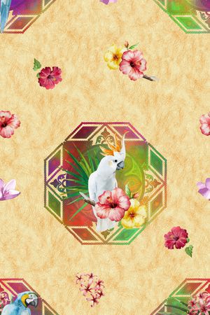 数码花型印花花型图片