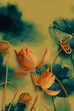 数码花型印花花型图片