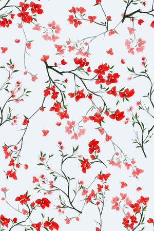 数码花型印花花型图片