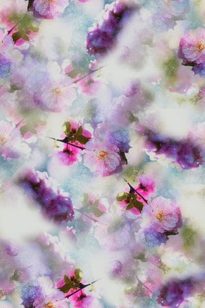 抽象印花花型图片