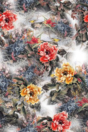 数码花型印花花型图片