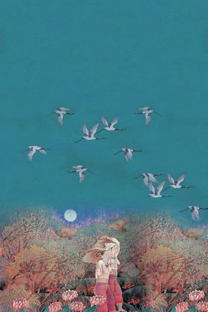 定位花印花花型图片