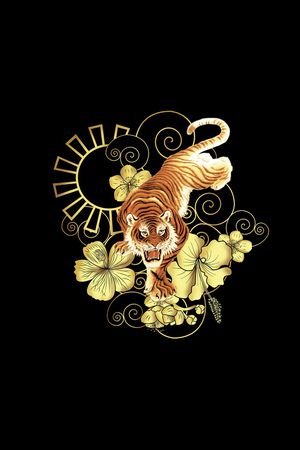 数码花型印花花型图片