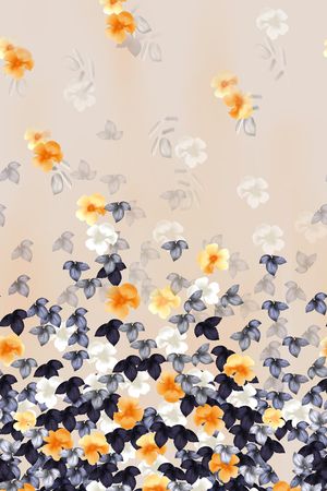 小碎花印花花型图片