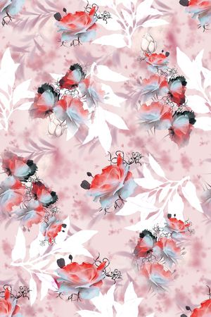 数码花型印花花型图片