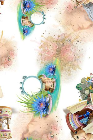 数码花型印花花型图片