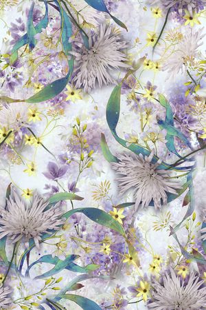 肌理印花花型图片