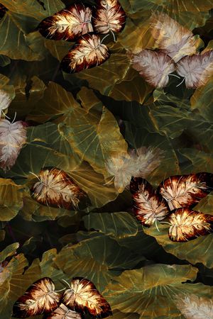 数码花型印花花型图片