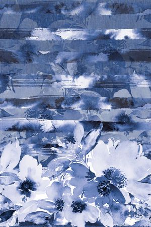 牛仔印花花型图片