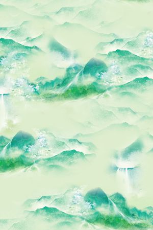 水彩花卉印花花型图片