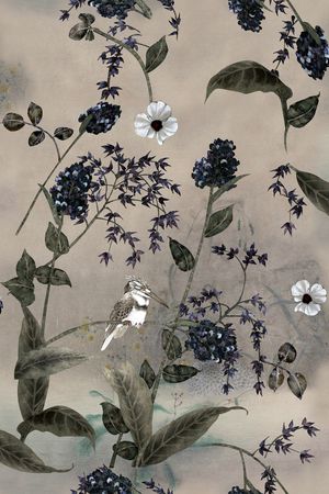 国画印花花型图片