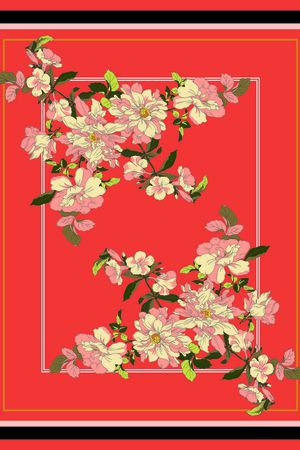 数码花型印花花型图片
