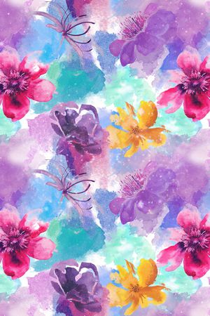 数码花型印花花型图片