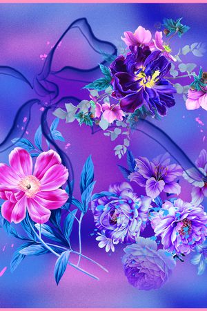 动物花卉印花花型图片