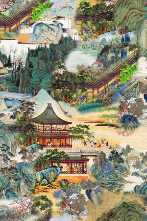 数码花型印花花型图片