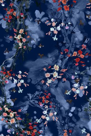 MAX-女装花卉印花花型图片