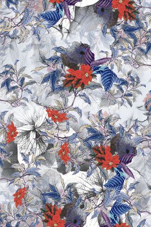 花卉印花花型图片