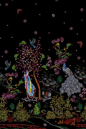 定位花印花花型图片