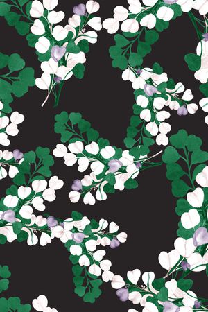 小碎花印花花型图片