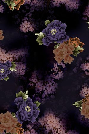 香云纱印花花型图片