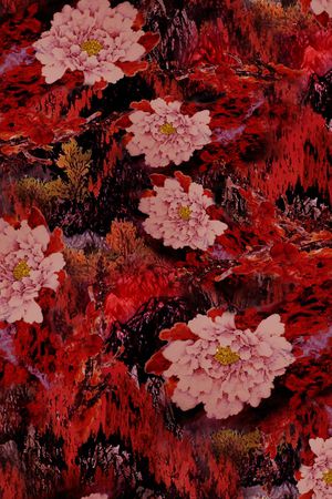 香云纱印花花型图片