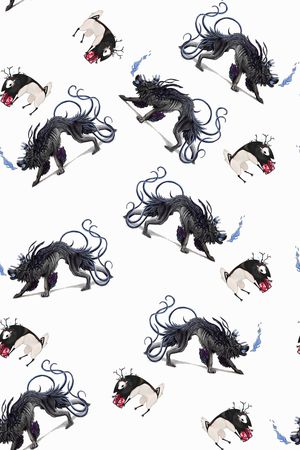 春夏花型印花花型图片