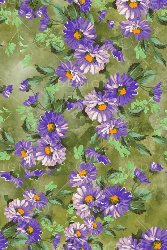 花卉印花花型图片